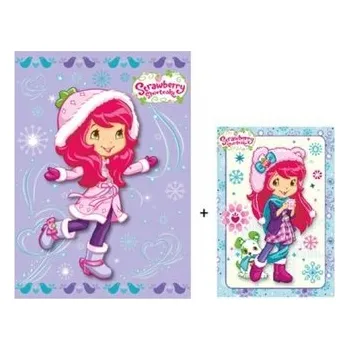 Antistresové omalovánky Zimný kreatívny set Strawberry
