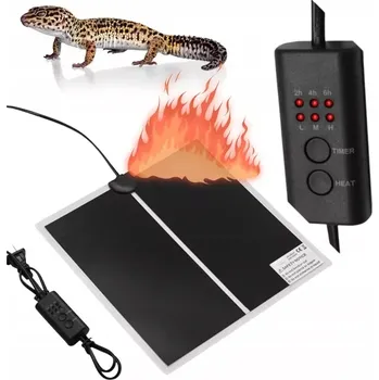 Topná rohož Topná vyhřívací folie s časovačem 15x28cm 230V/7W