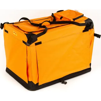 přepravka pro zvíře Kenelka, box cestovní, skládací ORANŽOVÁ COOL PET PLUS S 50*35*35cm