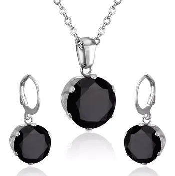 Souprava šperků Souprava šperků z chirurgické oceli Černé