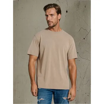 Pánské tričko Sinsay - Bavlněné tričko se&nbsp;sepraným efektem - limetková - 299HL-72X - 299HL-72X-2XL