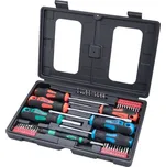 EXTOL PREMIUM 8819258 šroubováky a hroty sada 47ks, 1/4" hroty a 4mm mini hroty, CrV
