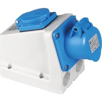 Elektrická zásuvka TP Electric 3124-605-09FR Kombinovaná zásuvka s pojistkou, francouzská 3x32A / IP44 (TP Electric 3124-605-09FR)