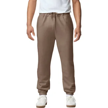 Pánské kalhoty Gildan Pánské tepláky GSF100 Brown Savana 3XL