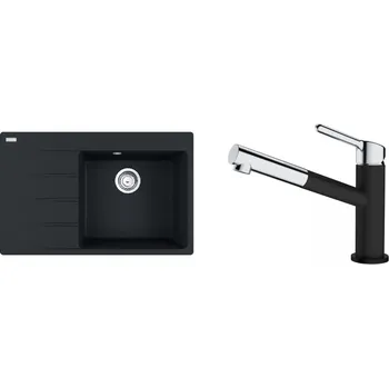 Kuchyňský dřez Franke CNG 611-78 TL/7 matná černá+FC 3055.901 114.0675.670 + Sleva 10% při zadání kódu "ZIMA10"