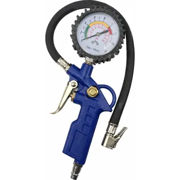 Příslušenství ke kompresoru PISTOLE NA HUŠTĚNÍ PNEUMATIK S MANOMETREM 8 BAR