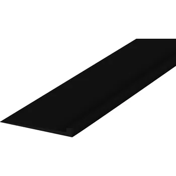 soklová lišta Lišta, levá koncovka, pravá koncovka Quest PVC 4 x 6, délka 200 cm, černá