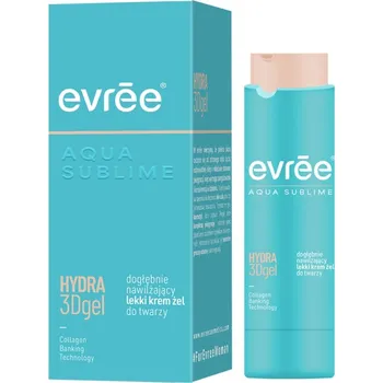 Pleťový krém EVREE Aqua Sublime Hydra 3Dgel lehký krém-gel na obličej, hydratační 45 ml