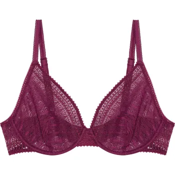 Podprsenka 709021 - Podprsenka s kosticemi Passionata »Leila« - pro ženy - vel. 80E - barva: červená