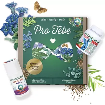 Kosmetická sada Annabis zelená dárková sada PRO TEBE péče o svaly a klouby