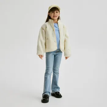 Dětská móda Reserved - Džegíny do zvonu - modrá - 347HN-50J - 347HN-50J-152