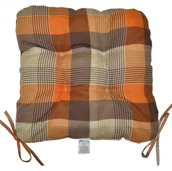 Podsedák Sedák UNI motiv UNIKO oranžová kostka