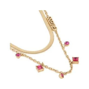 Náhrdelník Guess Náhrdelník Perfect Liaison JUBN03 067JW Žluté zlacení OS