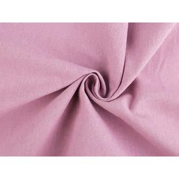 Bavlněná látka / imitace lnu, střední, 25 (41) lila