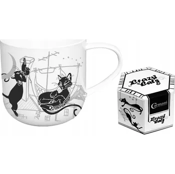 Hrnek Carmani Crazy Cats porcelánový 475 ml