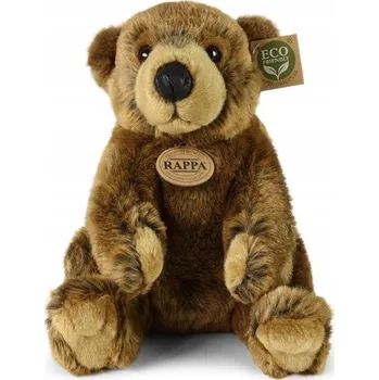 plyšák Rappa Plyšový medvěd hnědý 24 cm ECO-FRIENDLY