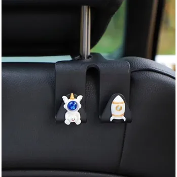 Věšák Dvojitý držák ASTRONAUT na opěrku hlavy – věšák, háček do auta na nákupy