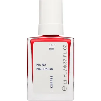 Korres No No Nail Polish pečující lak na nehty odstín 48 Coral Red 11 ml
