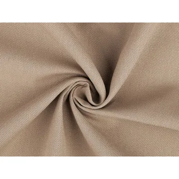 Bavlněná látka Half Panama k vyšívání, malování, šití, střední, 5(103) (200 g/m²)0 béžová