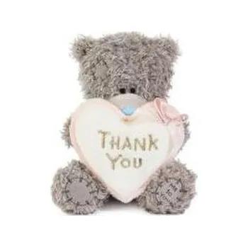 plyšák Miś - Thank You z sercem 11cm