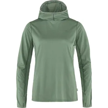 dámská mikina FJÄLLRÄVEN Abisko Sun-hoodie W Patina Green - S