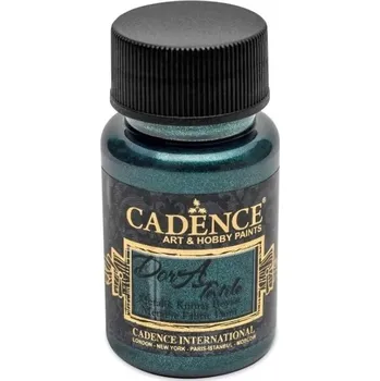 Cadence Metalická barva na textil 50 ml, petrolejová