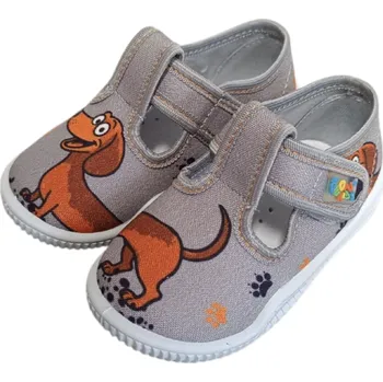 Chlapecké bačkory Chlapecké bačkůrky PEON MI/013 TD, jezevčík Velikost: 25