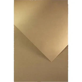 Kancelářský papír Galeria Papieru Papír samolepicí kraftový A4, 10 ks/bal.