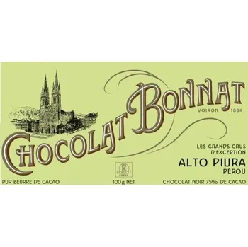 Čokoláda Čokoláda Bonnat Peru Piura Bianco 75% 100g