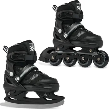 Sport RAVEN Kolečkové brusle 2v1 Raven Drill 34/37 ČERNÁ