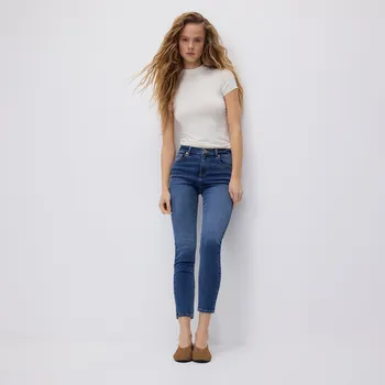 Dámské džíny Reserved - Džíny slim push up - modrá - 180DT-55J - 180DT-55J-34