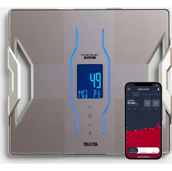 Osobní váha Tanita Rozbaleno! Chytrá osobní váha s tělesnou analýzou Tanita RD-953 platinová