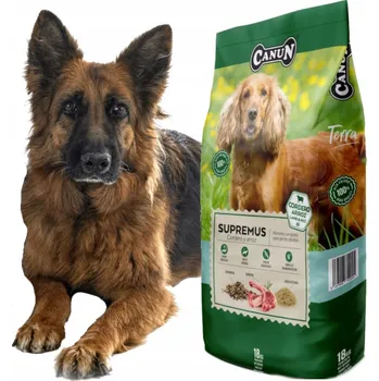 Krmivo pro psa Canun Terra Supremus s jehněčím masem 18 kg krmivo pro dospělé psy