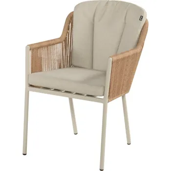 Cairo Rope provázková zahradní jídelní židle - Sand