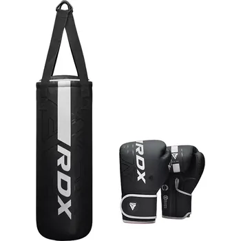 Bojový sport RDX Dětský boxovací pytel a rukavice F6 2FT KARA bílé