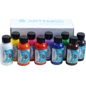 Výtvarná barva Akrylová barva - základní odstíny - 10 odstínů