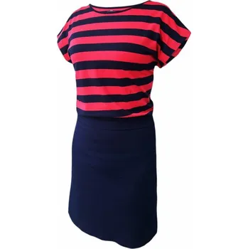 Dámské šaty Dámské šaty, krátký rukáv NEVOSA 801 proužek M