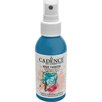 Cadence Barva na textil ve spreji 100 ml, tmavá tyrkysová