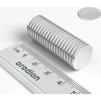 Dekorativní magnet Neodymový magnet válec 15×1 mm - N38