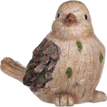 Ptáček - dekorace z magnesia, imitace dřeva