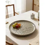 Sinsay - Talíř s rostlinným motivem - béžová - 525GI-80X - 525GI-80X-ONE