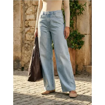 Sinsay - Džíny s&nbsp;širokými nohavicemi - modrá - 209HC-05J - 209HC-05J-38