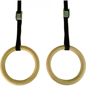 Fitness Gymnastické kruhy - dřevěné