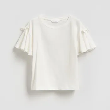 Reserved - Volánová halenka - krémová - 057HU-01X - 057HU-01X-152