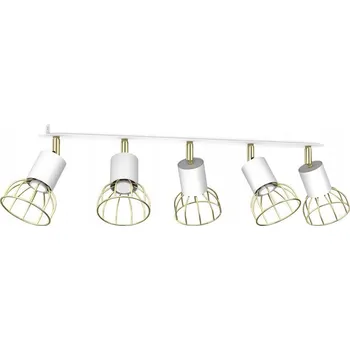 Milagro Stropní svítidlo Dante 5x mini GU10 Bílá / Zlatá stropní svítidlo MLP7