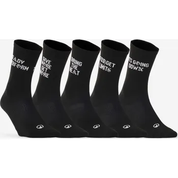 DOMYOS Ponožky na fitness do půli lýtka 5 párů 39/42