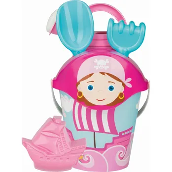 Hračka na písek Písková sada Androni Pirate růžová - střední pirátský šátek