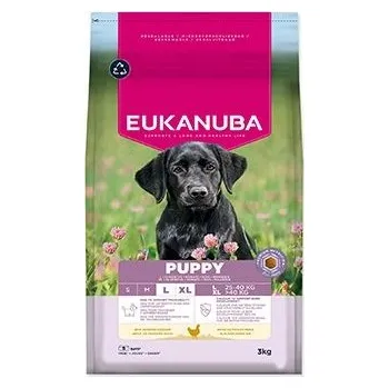 Krmivo pro psa Eukanuba Life Care suché krmivo pro štěňata velkých plemen, kuřecí, 3 kg