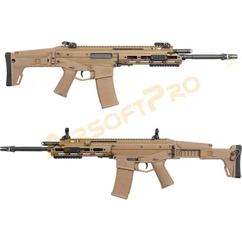 Sport WE Airsoftová zbraň MSK (Masada-ACR) GBB - blowback, TAN (písková)