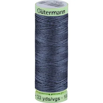 Nit Polyesterové nitě Gütermann Jeans návin 30 m, střední, 112 modrá hydro